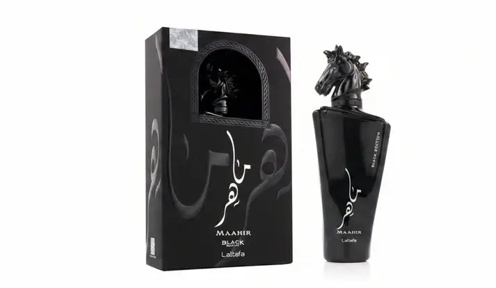 Perfume maahir black lattafa 100ml